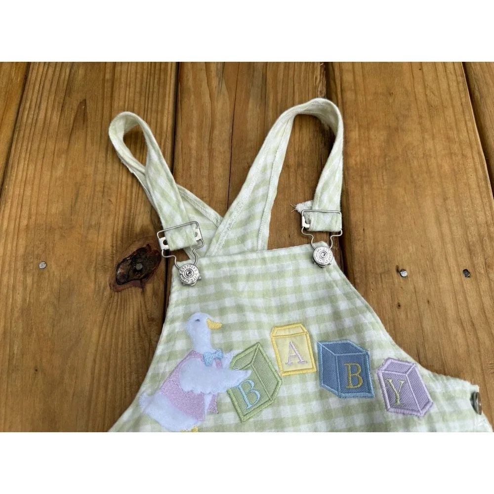 Vintage 90s Pine Creek Bedding Embroidered Diaper & Accessory Holder Cottage